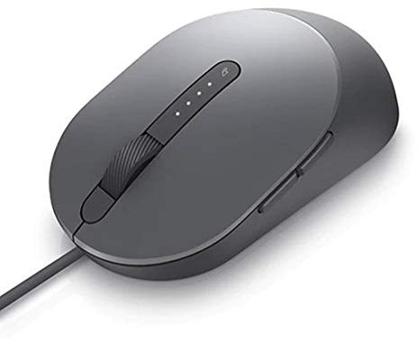 Dell Laser Wired Mouse - MS3220 - Titan Gray
