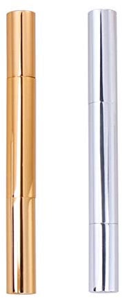 minkissy 2pcs Twist Pens Empty Nail Oil Pen Cosmetic Lip Gloss Container Applicators Tube,3ml