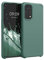 kwmobile Hülle kompatibel mit Oppo Find X3 Lite Hülle - Silikon Handy Case - Handyhülle weiche Oberfläche - kabelloses Laden - Tannengrün