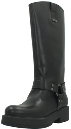 Nero Giardini I411989D Stivali Donna in Pelle - Nero 39 EU