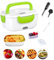 FOODTEK Electric Lunch Box 60W, 1.5L Portable Food Warmer 3 in 1, Thermal Lunch Box for Travel, Office and Car, Heating Lunchbox 220V, 2 Compartments - Suitable for Kids and Adults