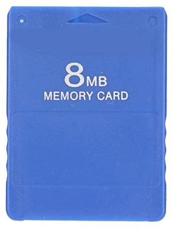Hochgeschwindigkeits-Speicherkarte 8 MB, FMCB1.966 Tragbare Speicherkarte für Externe Speicherkarte Plug-in-and-Play-Effiziente Gaming-Speicherkarte(Blau)