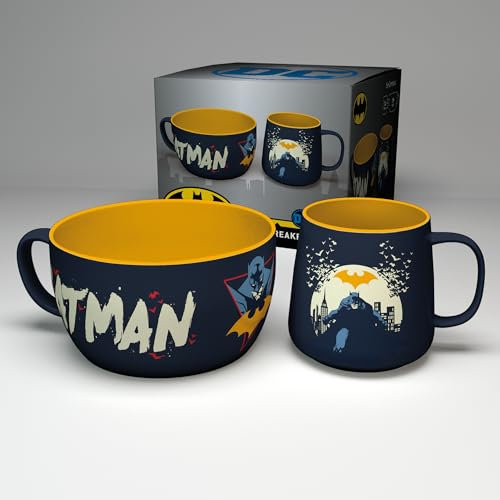 GB eye DC Comics Batman Mug & Bowl Breakfast Set