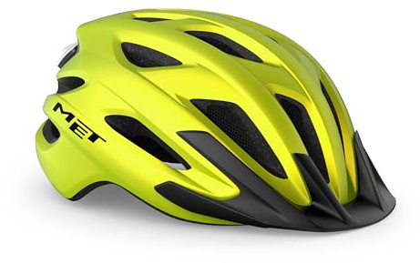 MET - Crossover In Lime / Yellow Metallic Size Extra Large (60-64 cm)