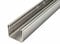 Glaszentrum Hagen - 2440x15x11 mm U Edelstahl Wandprofil - Bodenprofil - Einsatzprofil für Duschen
