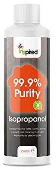 Inspired All Purpose Rubbing Alcohol | Isopropyl 99.9% Pure Isopropanol IPA for Cleaning 250ml