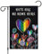 Gartenflagge mit Aufschrift Hate Has No Home Here Pride, 30,5 x 45,7 cm, doppelseitig, Jute, kleines Regenbogen-Liebesherz, Homosexuell, LGBT, pansexuell, Garten, Hofflaggen, Schild, Banner für