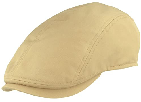 Breiter Herren Schiebermütze Flatcap Leichte wasserdichte Schirmmütze UV-Schutz 50+