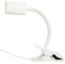 Pianta Grow Light Clip On Bulb Holder - Mains Powered Heavy Lamp Flexible Gooseneck Holder, Shelf Clamp, Table Cable Plug Socket, Spotlight Clip-On Desk, Clamp-On