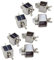Butt Welding Clamps Sheet Metal Fasten Hold Positioner Butterfly Clip 4pc
