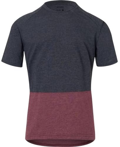 Giro Herren Arc Jersey Erwachsene Fahrradbekleidung, Anthrazit/Kastanienbraun (2024), Klein