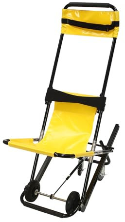 Treppensteiger Rollstuhl Aufzug Treppenstuhl Faltbar Leicht Keilrahmen für Menschen ältere widersteht 350.53 lbs Aluminiumlegierung Tragestuhl