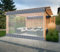 Tende da Esterno con Occhielli Pergola Addossata Adatte a Padiglioni/balconi/Garage, Tenda Gazebo Dissipazione del Calore e Antipioggia, Personalizzabile (Color : Gris, Size : 4x4m)