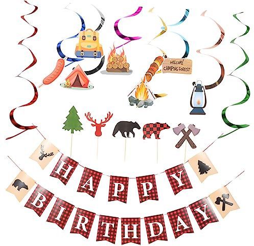 Ciieeo Bbq Geburtstag Banner Party Dekoration Photo Booth Zubehör Feier Thema Geburtstag Lieferungen