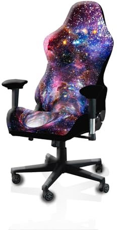 Gaming Chair Seat Cover, Chair Office Covers with Armrest Cover for Computer Reclining Racing gaming chair slipcover cat scratch proof (No Chairs)(E)