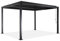 sweeek - Pérgola bioclimática 3x4m de Lamas de Aluminio y Acero, Palace 3x4m, Negro, 392x292x211 cm