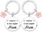 AIMINI Cadeau Professeur Cadeau Maitresse Porte Clef Maitresse Merci Maitresse Cadeau Maitresse d'école Maternelle Professeur Pâques Cadeau Graduation cadeau Maîtresse fin d'année (9)