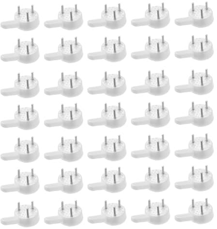 50PCS Picture Hanging Hooks Non-Trace Picture Hanging Kit White Photo Frame Nail Wall Hanger Hook for Hard Wall Paintings Keys Artworks Hanging