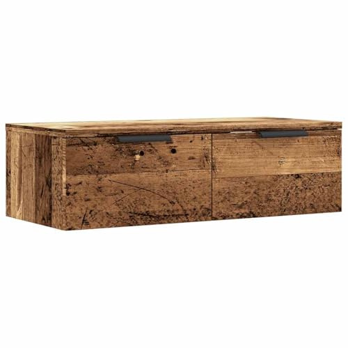 vidaXL Wall Cabinet Old Wood 68x30x20 cm Engineered Wood