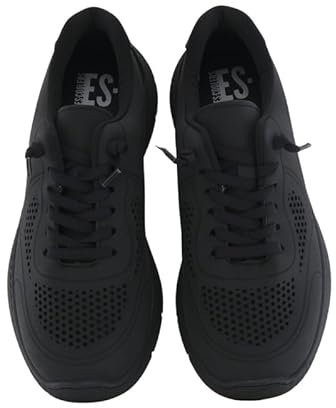 escoolers Deportivo Nobuck CORDÓN ELÁSTICO WALKON Hombre - 45, Negro