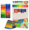 Pasteles al óleo para niños, crayones hexagonales para dibujar, 36 colores vibrantes surtidos, kit de arte para pintura decorativa y hacer imágenes como pintura al óleo, 9.49 x 6.61 x 0.67 pulgadas