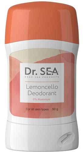 DR. SEA - Natural Aluminum-Free Deodorant with Lemon & Rosemary – Long-Lasting Protection, Odor Control & Skin-Friendly – All-Day Freshness – 50g