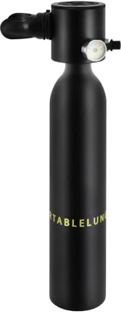 TCICOP 0.5L Mini Sauerstoffflasche Taucherflasche, Handlich Schnorchel Sauerstoffflasche Tauchausrüstung mit 5 Bis 10 Minuten, Taucherflasche Geeignet für Flüsse, Küstengewässer