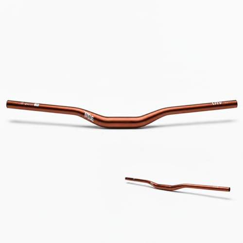TITLE AH1 31,8 MTB Lenker - 800 mm Breite, 31,8 mm Klemme, 38 mm Steigung, Aluminiumlegierung Bar für Downhill, Enduro, Freeride, Trek & Fixie Bike kompatibel (Bronze)