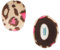 Earbags Ohrenwärmer Fashion, Kunstfell Spotted Braun Pink, M