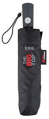 New! Totes Big Top Aluminium Auto Open/Close Double Canopy Umbrella