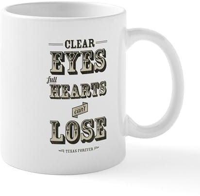 CafePress Clear Eyes Full Hearts Mug 11 oz (325 ml) Ceramic Coffee Mug