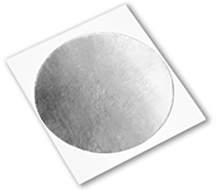 Tapecase 3380 circle-0.5 -1000 argento alluminio 3 m tape, -30 a 260 gradi F, 0 cm, spessore 1,3 cm, lunghezza 1,3 cm, larghezza (confezione da 1000)