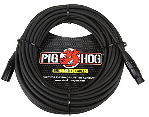 Pig Hog PHDMX50 3-Pin DMX Lighting Cable, 50 Feet