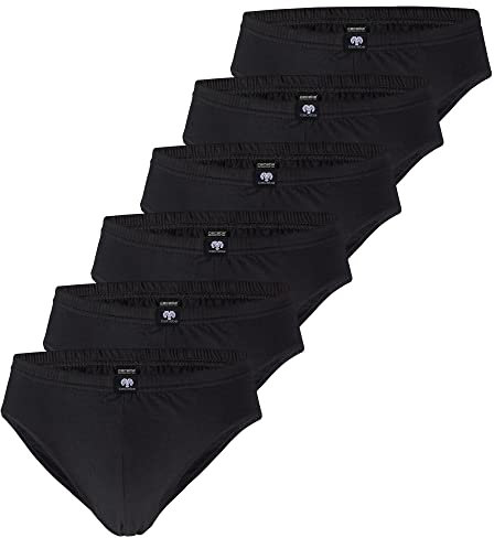 Ceceba Herren Slips (DE/NL/SE/PL, Alphanumerisch, 8XL, Regular, Regular, 6 x schwarz (9000))