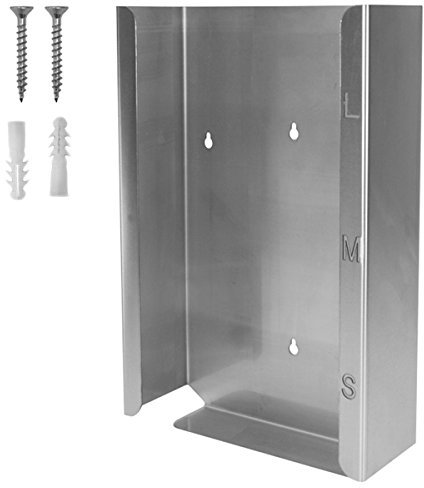 Handschuh-Spender Edelstahl Für 4 Boxen (51.5 x 25.5 x 9.8) Silber