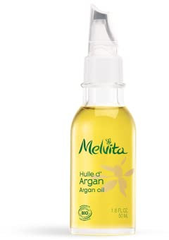 Melvita - Huile d'Argan - Huiles de Beauté - Soin Visage, Corps, Cheveux, Éclat et Hydratation - Riche en Oméga 6 et 9, Stérols - Flacon de 50 ml