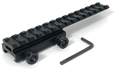 ZEITWISE Weaverschiene 21 mm Weaver Adapter Schwalbenschwanz Picatinny Rail 14,5 cm Länge