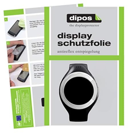 dipos 2x Displayschutzfolie matt für Pingonaut Kidswatch 2019 | Antireflex, entspiegelnd, passt perfekt, Ultra-Dünn, kratzfest, blasenfrei, Fingerprint-kompatibel, selbstklebend