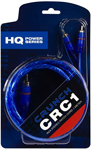 Crunch CRC1 | Stereo Cinchkabel mit Remoteleitung | 1m / 100cm