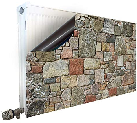 Smagnon Magnet Heizkörperverkleidung Heizkörperabdeckung Heizung Schutz Motiv Wall, Heizkörper Höhe:50 cm, Heizkörper Länge:80 cm
