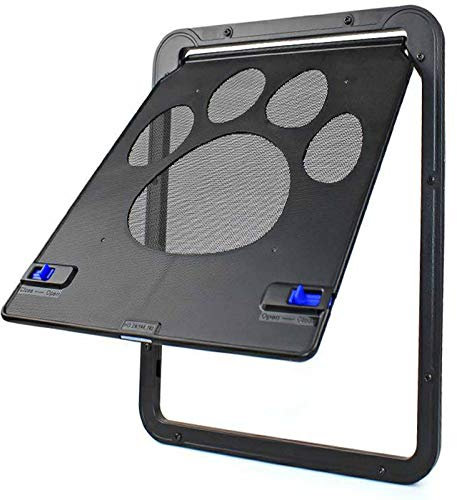 WDSZXH Multifunktion fliegengittertuer mit Katzenklappe, Hundeklappe Fliegengitter Tür Anti-moskito und Robust, Freiheit für Katze und Kleinen Hund