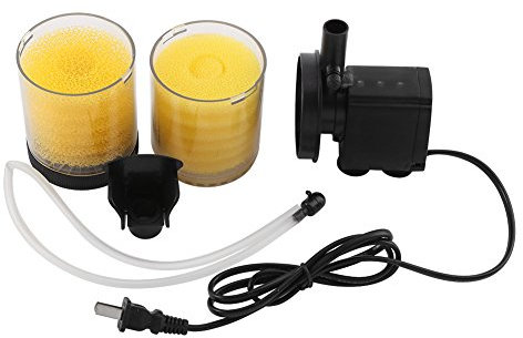 EVTSCAN Aquariumfilter, 3 Typen 3 in 1 Aquariumfilter Sauerstoffluftpumpe Tauchfähig für Aquarium-Wasserpumpenwerkzeuge(WP-3300B)