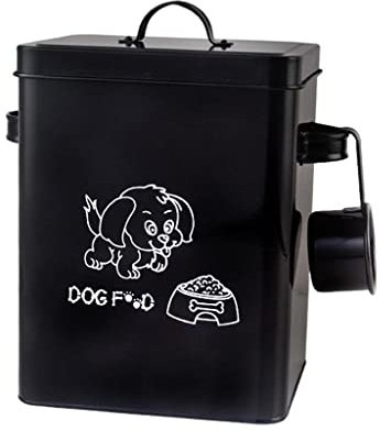 Baoblaze 5L Waschmittelbehälter, Mehrzweck Küchenfutter Korn Reisbehälter, Tierfutter Organizer mit Löffel und Deckel, Vorratsdose Aufbewahrungsbox für Waschpulver - Hundefutter