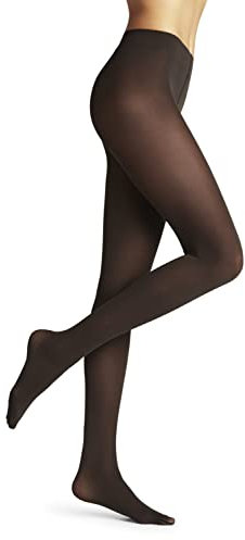 FALKE Damen Pure Matt 50 DEN Strumpfhose halb blickdicht matt reißfest druckfreier Komfortbund Feinstrumpfhose verstärkte Fußspitze feiner Naht feines weiches WE CARE Material 1 Stück, Grau (Anthracite 3529), M-L