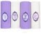 Lavien Home, Dekorative Lavendel-Geschirrtücher, Einweihungsgeschenk, türkische Baumwolle, Waffelgewebe (Set mit 4 Stück), Geschirrtücher, Mehrzweck, ultraweich, saugfähig, 40,6 x 61 cm