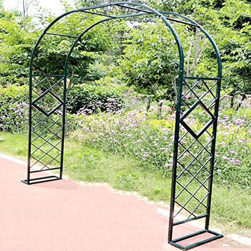 Rosenbogen Torbogen Metall Gartenbogen Große Breite 140cm 180cm 200cm 260cm 300cm 340cm Rankhilfe Rankgitter Pergola Spalier Rosengestell Für Kletterpflanzen, Wetterfest, Hochzeit Dekoration Bogen ( C