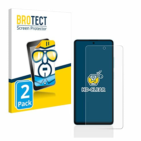 BROTECT Protector Pantalla para Xiaomi Poco F5 Protector Transparente (2 Unidades) Anti-Huellas