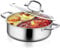 Hot Pot Herd 28cm/32cm mit Trennwand Yuan Yang Töpfe Shabu Topf Kochtopf Suppentopf Induktionstopf Wok Kochgeschirr für Induktion Kochfeld Gasherd Dual Seitige Suppe Kochgeschirr (32cm)