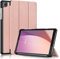 DINGGUAGUA Funda para Lenovo Tab M8 de 4ª generación de 8 pulgadas 2023, funda con soporte triple para tablet Lenovo Tab M8 de 4ª generación TB300FU, oro rosa