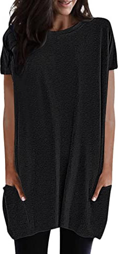 EODJXIO Top Donna Corto Rosso Vestiti di Raso Eleganti T Shirt Donna Manica Corta M L Vestiti Donna Cerimonia Corti Vestiti Rosa Antico E Nero Vestiti Lunghi Floreali da Cerimonia